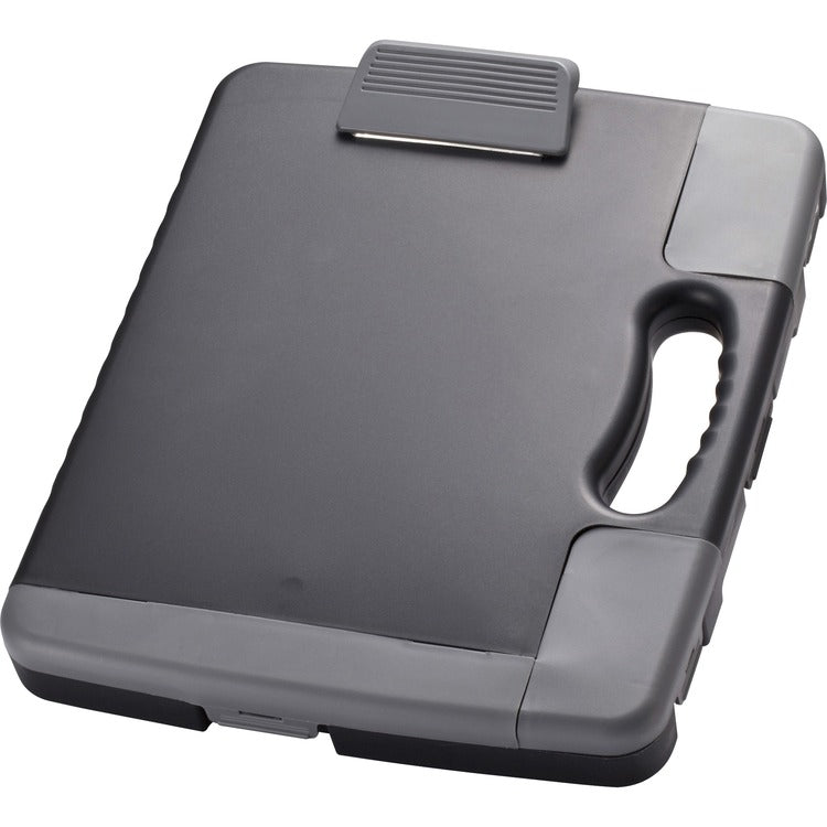Officemate Portable Storage Clipboard Case, 3/4" Capacity, Holds 9w x 12h, Charcoal (OIC83301) Each