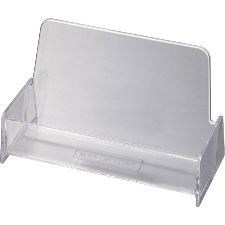 Officemate Business Card Holder, Shatter Resistant, Clear (OIC97832) Each