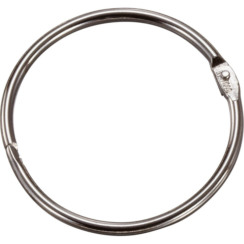 Officemate Book Rings, 2&quot; Diameter, Silver (OIC99704) Box of 50