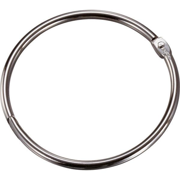 Officemate Book Rings, 3&quot; Diameter, Silver (OIC99706) Box of 10
