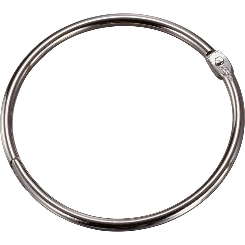 Officemate Book Rings, 3&quot; Diameter, Silver (OIC99706) Box of 10