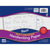Pacon Multi-Program Handwriting Papers, 500 Sheets, 1.13" Ruled, Unruled Margin, 10 1/2" x 8", White Paper (PAC2418) 1 Ream