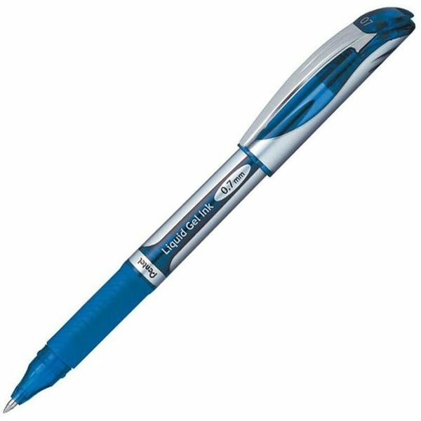 EnerGel Liquid Gel Refillable Roller Ball Pen, 0.7mm, Blue Ink (PENBL57C) Each