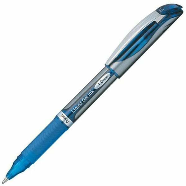 EnerGel Liquid Gel Refillable Roller Ball Pen, 1.0mm, Blue Ink (PENBL60C) Each