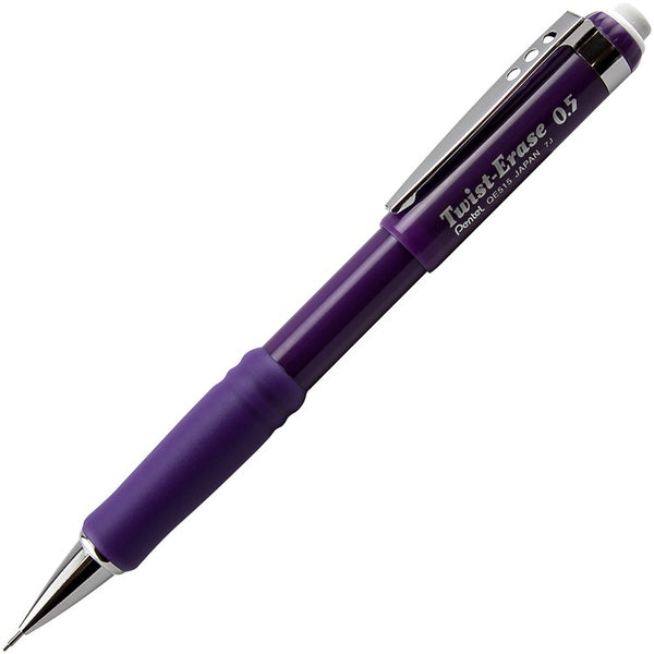 Pentel III Mechanical Pencil, .5mm Lead, Violet Barrel (PENQE515V)