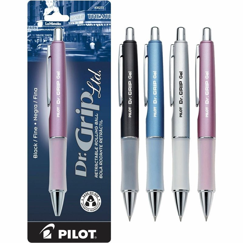 Pilot Retractable Gel Pen, Black Ink/Assorted Barrel (PIL36274)