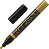 Pilot Creative Permanent Markers, Gold Ink, Gold Barrel (PIL41700) Each