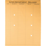 Quality Park Recycled Kraft String/Button Interoffice Envelope, #97, 10 x 13, Brown Kraft, 100/CT (QUA63560) Box of 100