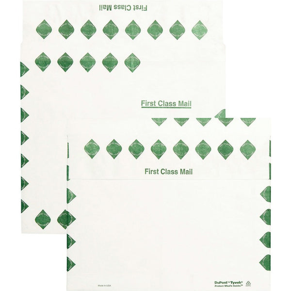Survivor&reg; 10 x 13 x 2 DuPont Tyvek Expansion First Class Border Mailers (QUAR4440) Carton of 100