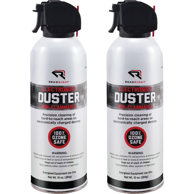 Read Right Plus 100% Ozone Safe Spray Duster TwinPak, 10 oz. Cans, 2/Pack (REARR3522) Pack of 2