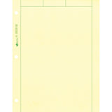 Rediform Computation Pads, 100 Sheets, Stapled/Glued, Letter, 8 1/2" x 11", Green (RED42382) Each