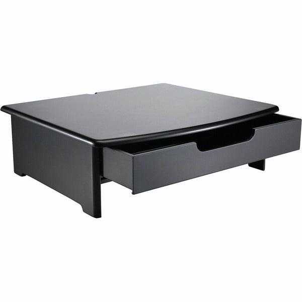 Rolodex Wood Tones&trade; Monitor Stand, 15w x 13d, Black (ROL82430) Each