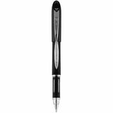 uniball Jetstream Ballpoint Pens, Refillable, Black Ink, Pigment-based, Black Stainless Steel Barrel, 12/Dozen (UBC33921DZ) Case of 12