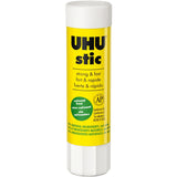 UHU Stic Permanent Glue Stick, 0.29 oz, Dries Clear (STD99648) Box of 24