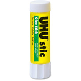 UHU Glue Stic, Clear, 40g, 1.41 oz, Clear, 12/Box (STD99655) Box of 15