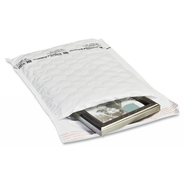 Sealed Air Cushioned Mailers, 9 1/2"x14 1/2", White, Case of 50 (SEL10649) Carton of 50