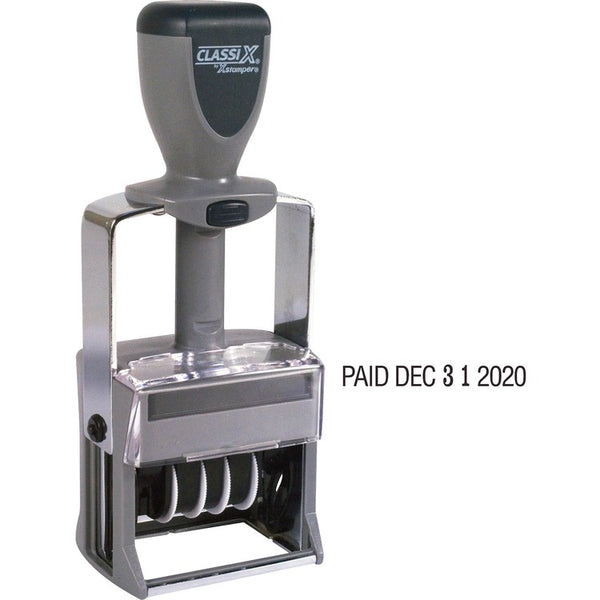 Xstamper Self Inking Dater, 12 Phrase Dater (XST40140) Each