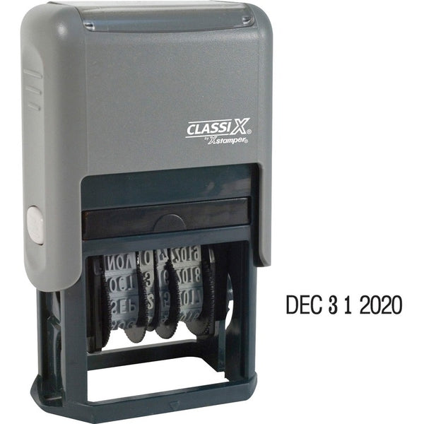 Xstamper self inking line dater, 10 yr band, impression with 4 band date (XST40160) Each