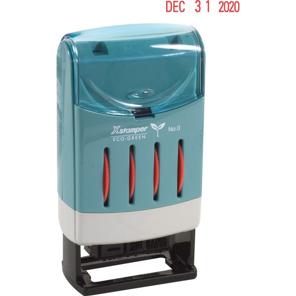 Xstamper Line Daters,Prints Month/Date/Year,Small,7/8"x1/8",Red (XST51111) Each