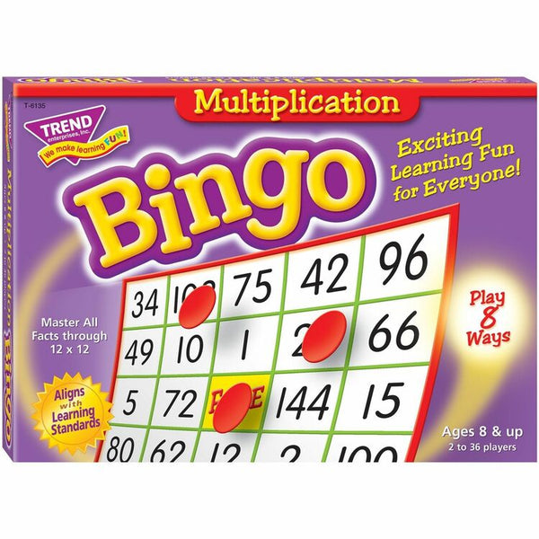 Trend Multiplication Bingo for Ages 8 And Up (TEPT6135) Each