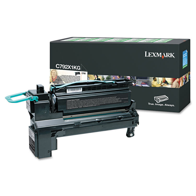 Lexmark™ C792X1KG Return Program Extra High-Yield Toner, 20,000 Page-Yield, Black (LEXC792X1KG) Each