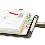 Post-it® Tabs 1" Lined Tabs, 1/5-Cut, Lined, Assorted Colors, 1" Wide, 66/Pack (MMM686LGBR) Pack of 66