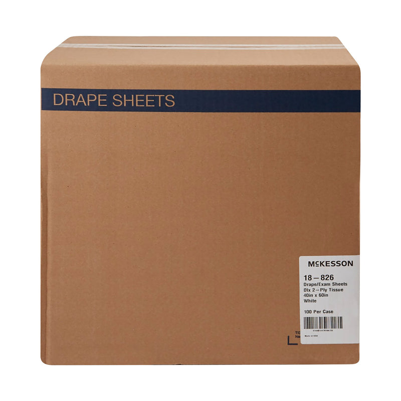 McKesson General Purpose Drape Physical Exam Drape 40 W X 60 L Inch NonSterile (146455_CS) 100/CS