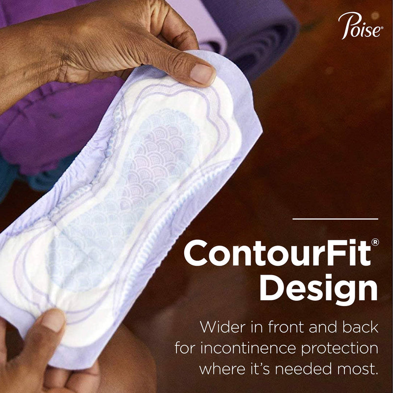 Poise® Bladder Control Pad 12.2 Inch Length Moderate Absorbency Sodium Polyacrylate Core Regular (518188_PK) 16/PK