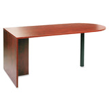 Alera® Alera Valencia Series D-Top Desk, 71" x 35.5" x 29.63", Medium Cherry (ALEVA277236MC)