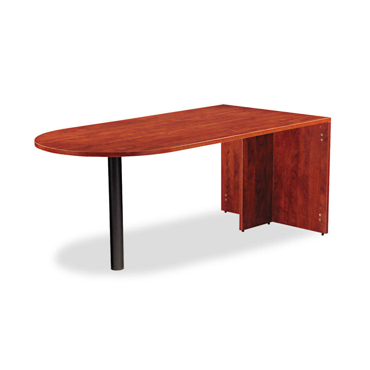 Alera® Alera Valencia Series D-Top Desk, 71" x 35.5" x 29.63", Medium Cherry (ALEVA277236MC)