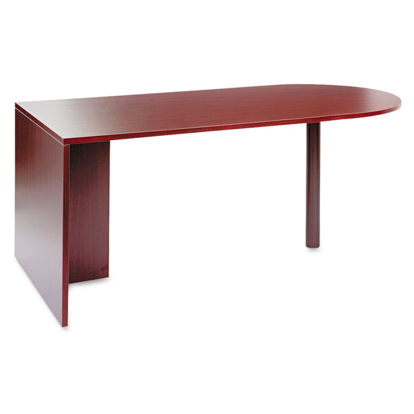 Alera® Alera Valencia Series D-Top Desk, 71" x 35.5" x 29.63", Mahogany (ALEVA277236MY)