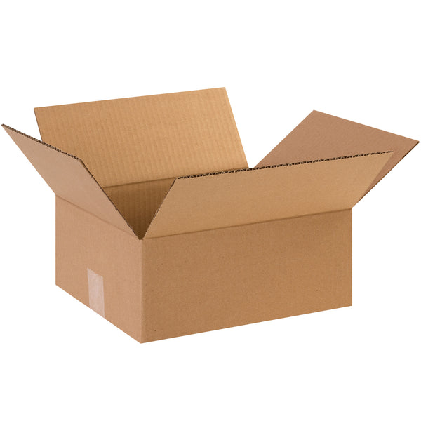 12 x 10 x 5" Flat Corrugated Boxes (12105) Bundle Of 25