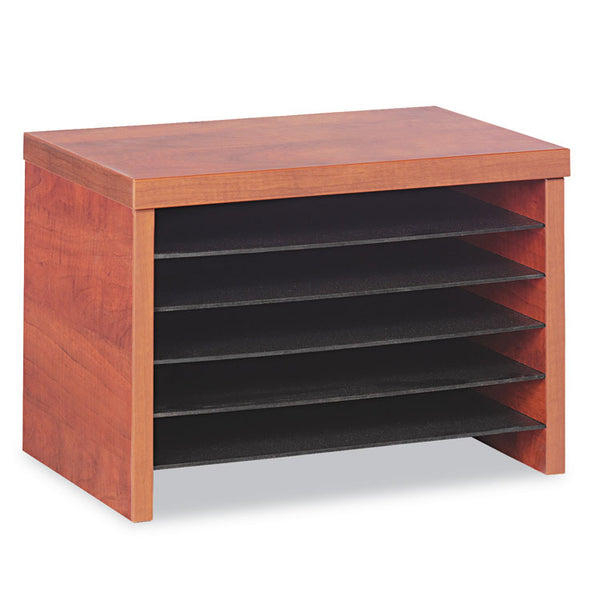 Alera® Alera Valencia Under Counter File Organizer Shelf, 15.75w x 9.88d x 10.88h, Cherry (ALEVA316012MC)