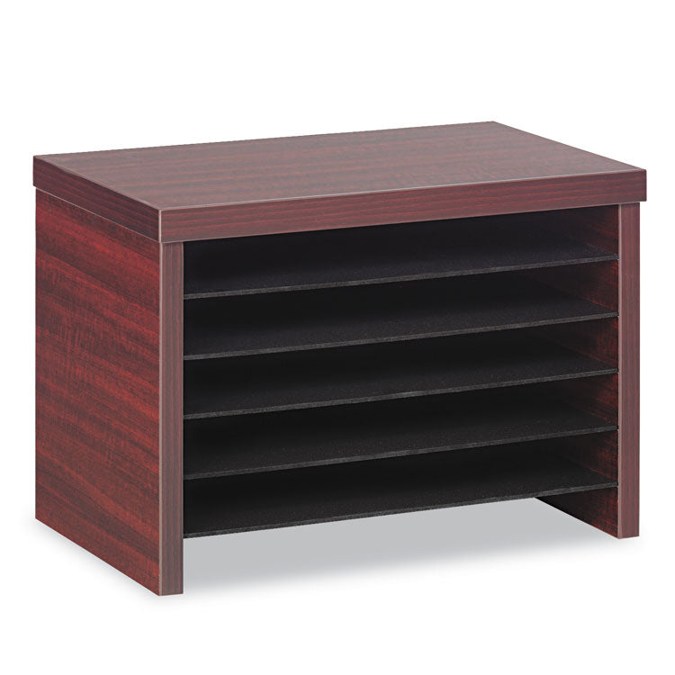 Alera® Alera Valencia Under Counter File Organizer Shelf, 15.75w x 9.88d x 10.88h, Mahogany (ALEVA316012MY) Each