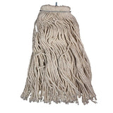 Impact® LayFlat® Regular Screw-Type Cut-End Cotton Wet Mop Heads, 20 oz, White, 12/Case (IMP12120) Case of 12