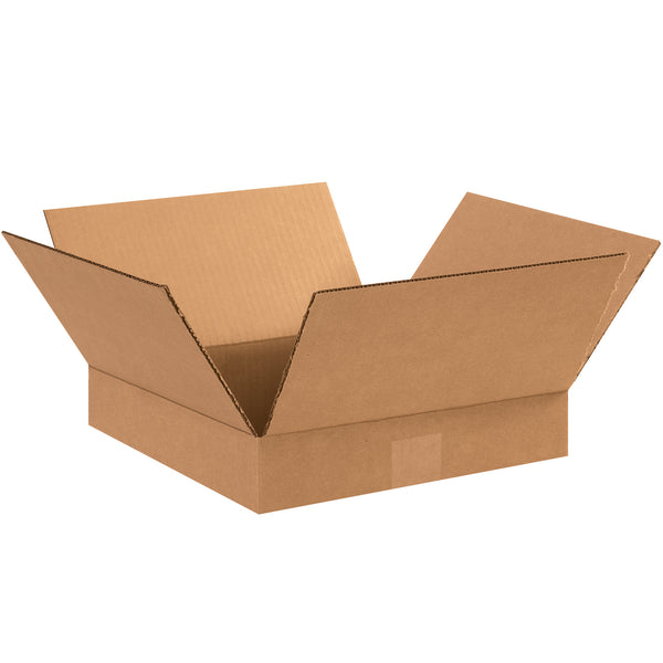 12 x 12 x 2" Flat Corrugated Boxes (12122) Bundle Of 25