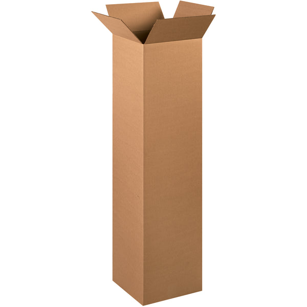 12 x 12 x 48" Tall Corrugated Boxes (121248) Bundle Of 15