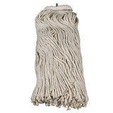 Impact® LayFlat® Regular Screw-Type Cut-End Cotton Wet Mop Heads, 24 oz, White, 12/Case (IMP12124CT) Case of 12