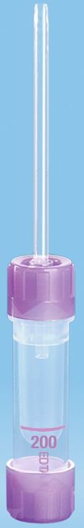 Microvette® 200 Capillary Blood Collection Tube K3 EDTA Additive 200 µL Screw Cap Polypropylene Tube (1060090_PK) 100/PK