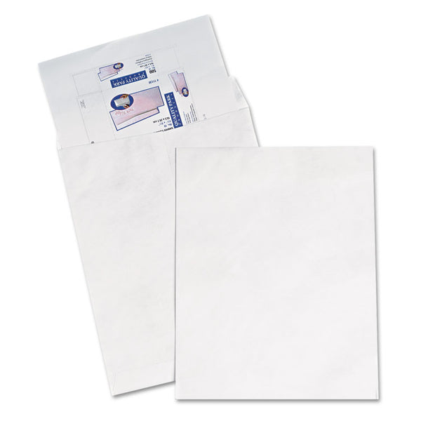 Survivor® Heavyweight 18 lb Tyvek Catalog Mailers, Square Flap, Redi-Strip Adhesive Closure, 14.25 x 20, White, 25/Box (QUAR5106)