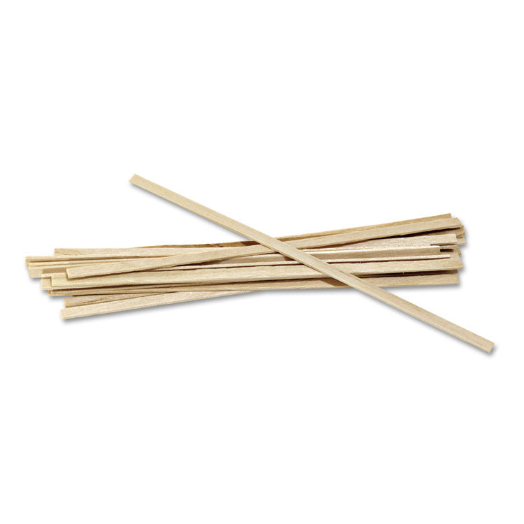 AmerCareRoyal® Wood Coffee Stirrers, 5.5", 10,000/Carton (RPPR810CT) Case of 10000