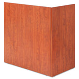 Alera® Alera Valencia Reversible Reception Return, 44.13w x 23.63d x 41.5h, Medium Cherry (ALEVA324424MC)