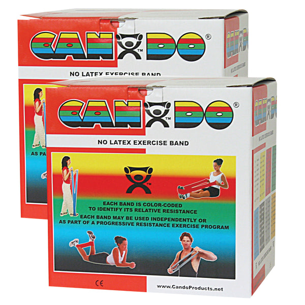CanDo® Exercise Resistance Band Red 5 Inch X 50 Yard Light Resistance (803454_BX) 1/BX