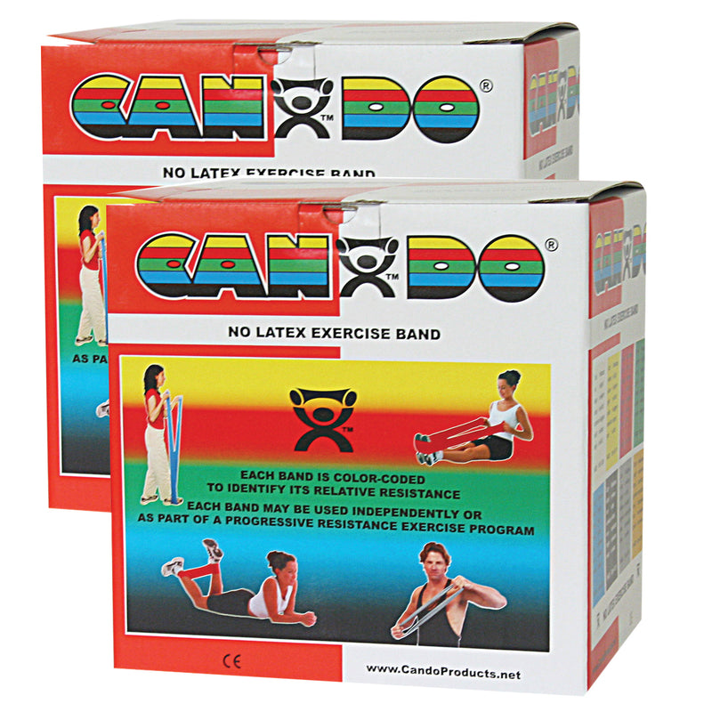 CanDo® Exercise Resistance Band Red 5 Inch X 50 Yard Light Resistance (803454_BX) 1/BX