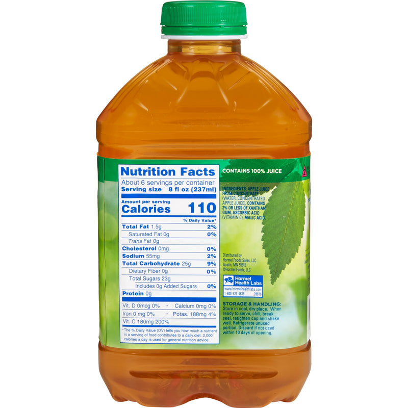 Thick & Easy® Thickened Beverage 46 oz. Bottle Apple Flavor Liquid IDDSI Level 2 Mildly Thick (797169_EA) 1/EA