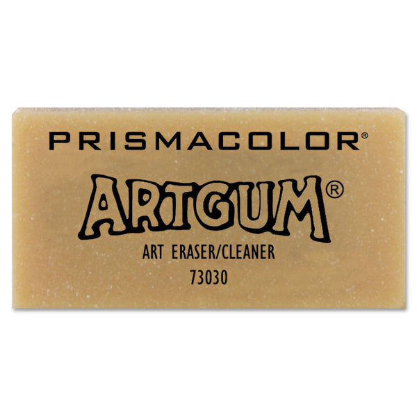 Prismacolor® ARTGUM Eraser, For Pencil Marks, Rectangular Block, Large, Off White, Dozen (SAN73030)