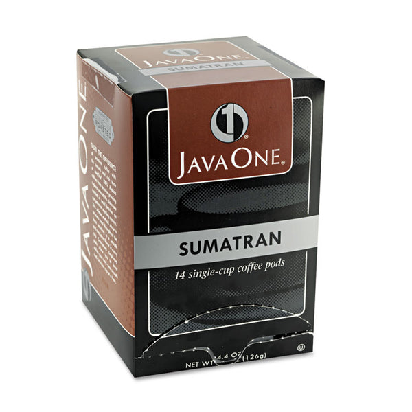 Java One® Coffee Pods, Sumatra Mandheling, Single Cup, 14/Box (JAV60000)