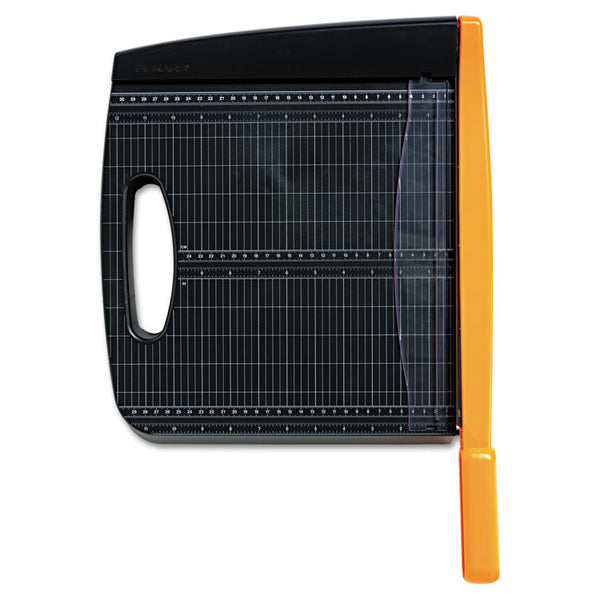 Fiskars® Recycled Bypass Trimmer, 10 Sheets, 12" Cut Length, 21.3 x 12.3 (FSK1545201002) Each