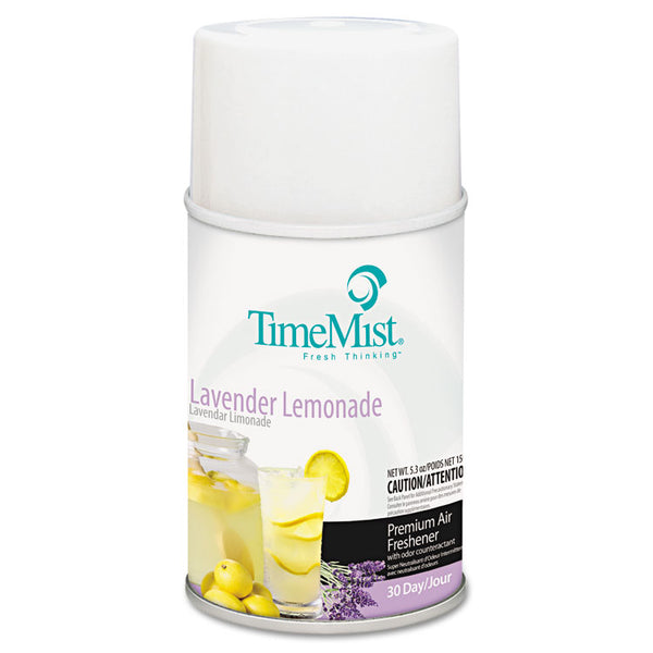 TimeMist® Premium Metered Air Freshener Refill, Lavender Lemonade, 5.3 oz Aerosol Spray (TMS1042757EA) Each