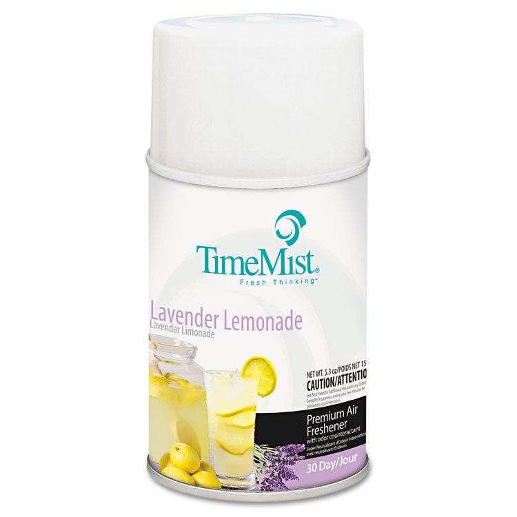 TimeMist® Premium Metered Air Freshener Refill, Lavender Lemonade, 5.3 oz Aerosol Spray (TMS1042757EA) Each
